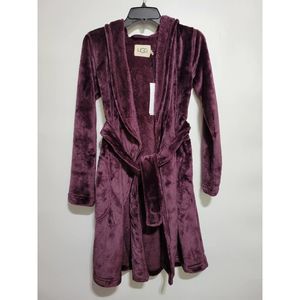 UGG Women's Plush Burgundy (plum color) Robe